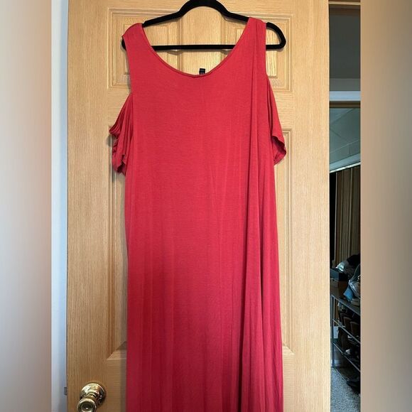 Lane Bryant Maxi Cold Shoulder Dress - Picture 10 of 10